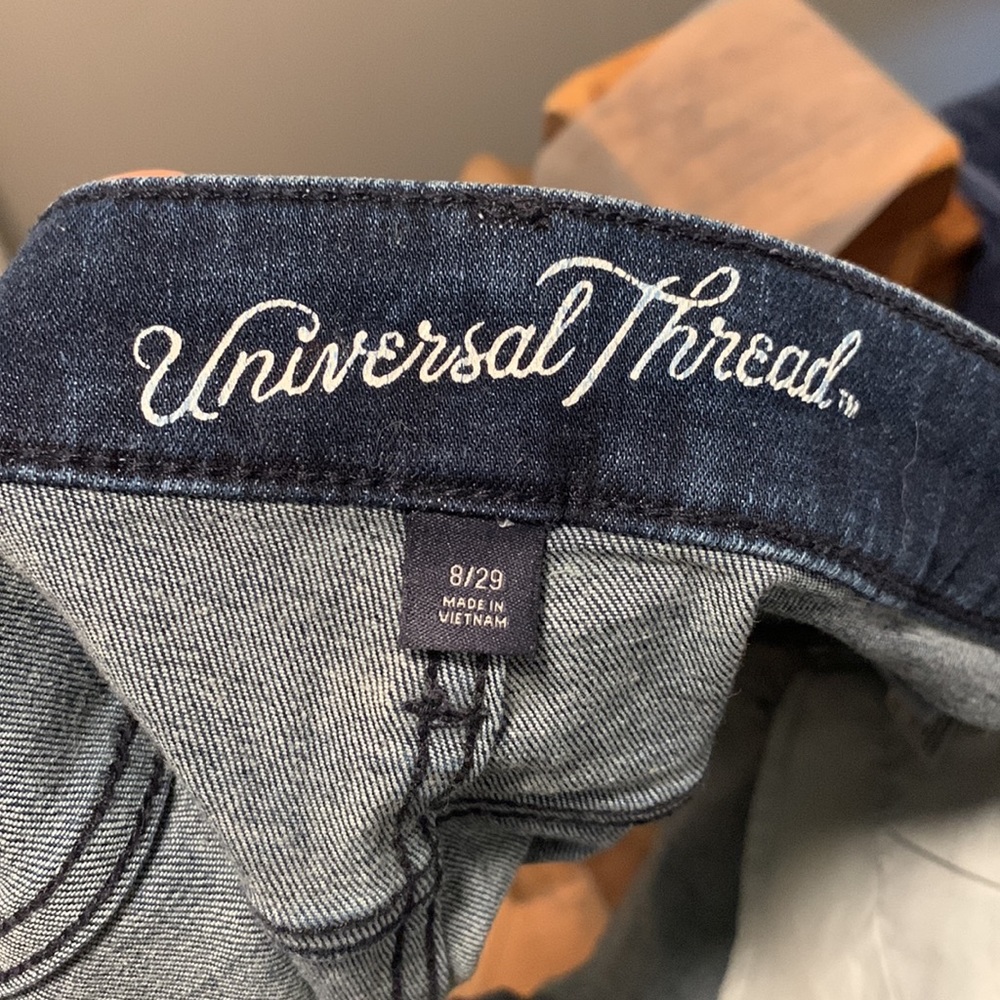 Universal Thread Distressed Cuffed Jean Shorts - image 4